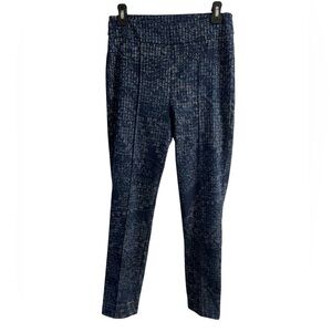 Joseph Ribkoff Navy Patterned Dress Pants women 8